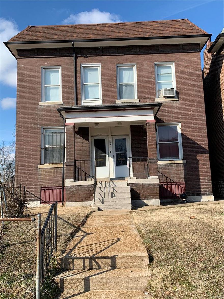 Urban investors, this one is for you! Current investor seeking to let this one go for your benefit. Lower unit has long term tenant (15 years), paying $600 per month. Recently updated 3 bedroom upper unit can rent Sec. 8 for $800-$900 per month. Fresh paint and vinyl click plank flooring recently installed in upper unit. Upper/Lower baths and kitchens have low maintenance ceramic tile flooring. Plumbing, electrical, windows and roofing have all been updated during current investor's ownership. The building is low maintenance, located near major thoroughfares, public transportation and Hwy 70.

Cash purchase CAP rate on $80k is 14.5%. Financed purchase with 20% down, 4.5% interest rate, Cap rate on $80k is 12.6%, both CAP rates figured with a 20% annual vacancy rate. Annual real estate taxes for 2020 were less than $400. This property is a CASH COW. Bring your bucket and milk this one for all you can! See uploaded Rental Verification for annual expense record.