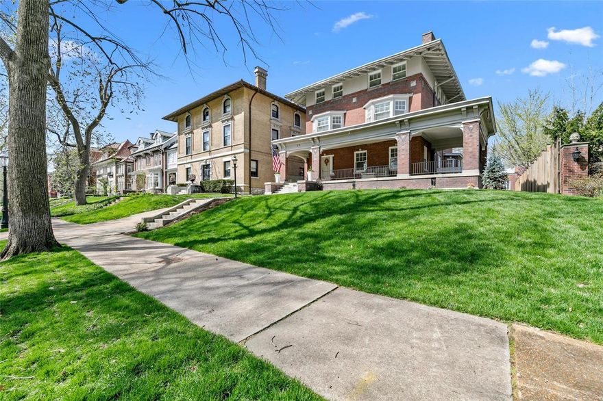 Completely renovated 6+ bedroom, 4.5 home on a fantastic street in the Central West End! This home has everything you have been looking for and more including a huge wrap around front porch. Inside you will find a large entry hall that opens to a huge living room. Through the living room there is a gracious dining room that opens to a new custom kitchen with large center island, custom cabinetry, stainless steel appliances and butler’s pantry. The second floor features a huge master suite with walk in closet, new bathroom with soaking tub, walk in shower and private balcony. The 2nd floor also has 2 other bedrooms, another new bathroom and laundry room with more custom cabinetry. The third floor has three more bedrooms, another new bathroom, stack-able laundry unit and family room. The lower level features even more living space with a rec room and full bathroom. All of this plus a nice deck, fenced yard and a two car garage.