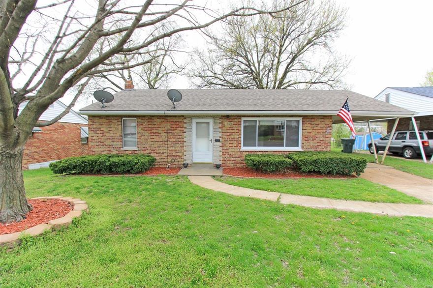 Nice all brick ranch home for under 100k.  Large level yard, along with a carport to keep weather off of your vehicle.  There is also a utility shed to store your lawn equipment and tools. Inside has fresh paint and new flooring in this well priced home.  2 bedrooms and a full bath on the main level.  The lower level has a couple of finished rooms to use for any extra needs, along with plenty of unfinished space for storage.  Come check it out today!