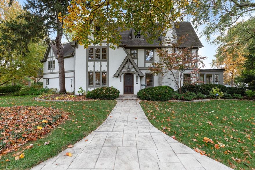 Welcome to 660 North Clay, a 1927-built 5 bed, 3.5 bath historic gem, available for the first time in nearly 4 decades. Set on over 1/2 acre & just a short walk from downtown Kirkwood’s vibrant restaurants & shops, this beautifully preserved home combines timeless charm with thoughtful updates. Inside, discover stunning original details: vitrolite tile, leaded glass windows, walnut beams, & a grand stone gas fireplace anchoring the great room. The eat-in kitchen, featuring custom cabinetry, a built-in window seat, & an original built-in buffet, flows into the large dining room-perfect for entertaining. A back staircase adds both convenience and charm, leading to the private upper level. Upstairs, the expanded primary suite offers a cozy fireplace, coffered ceilings, a soaker tub, & a walk-in closet. Outdoors, enjoy a brick patio and a stamped concrete walkway at the front of the home, along with a 3-car side-entry garage. This extraordinary home is ready for its next chapter! Additional Rooms: Sun Room