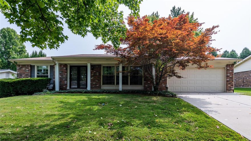Charming brick ranch with over 2,500 square feet of living space. House has been well maintained by original owners. Kitchen has been updated with solid surface counters and stainless steel appliances. The covered patio off the family room is great for additional entertaining space. Lower level has been updated and offers great additional living space and has a half bath. Other great features include: over-sized garage, mud room off the garage, and spacious master bedroom suite. Home is being sold As-Is.