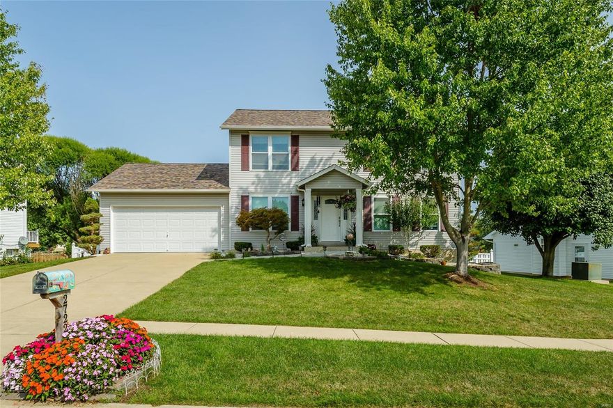 Well Maintained One Owner Home has been Cared for & Includes a List of Wonderful Updates starting w/the New Concrete Walkway 2017, Roof 2016, Beautiful New Front Door w/Cut Glass & Storm Door 2020. Inside you will find a Separate Dining Rm w/the Look of Wood but its really Porcelain Tile. It Flows thru to the Kitchen & Breakfast Rm. Walk out thru the Atrium Door w/Built In Blinds to a Stunning TREX Deck 2019 that overlooks the Spacious Vinyl Fenced Yard w/French Drain 2016! Kitchen features Quartz Countertops, There is a Wet Bar Rough In under the Dry Bar between the Family Rm & BK Rm. Stainless Appliances, Smooth Top Stove, Main Floor Laundry & W/B Fireplace. Upstairs the Master Suite Includes a Walk In Closet, Updated Bathroom Vanity w/Double Bowl Sink 2019, Separate Tub & Shower. Hall Bath w/ New Vanity 2019. HVAC was 2018 w/Humidifier & UVA Light & A Tankless Water Heater 2019. Walking Trails, Club Pool & Tennis. This Home Demands ACTION & Should be Placed on YOUR Most Wanted List!