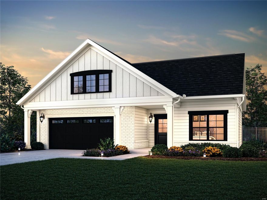 For informational/comparable purposes only, no agency relationship exists between seller and listing agent. Promenade Elevation D, master bedroom sitting room, finished LL walkout, three car garage. . The Promenade is an elegant open home with a spacious floorplan filled with abundant natural light, a private garden courtyard and your own personalized design options, all in a low-maintenance community with miles of nature trails and a 15+ acre recreational lake. An elegant living experience with stunning dimensions and a wall of windows overlooking your private courtyard!   Enjoy the private owner’s suite nicely designed with spacious bath.  Take advantage of abundant storage and organizational spaces.  Gather with friends and family in the home’s large, centrally located kitchen, or retreat to your quiet, private den. COOL: 14 SEER+