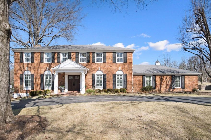 Located in award-winning Ladue schools & sought after Westwood Place.  This upscale 5 bed/6 bath home has been renovated w/ everything you desire.  Enter the large foyer & fall in love w/ the cool vibe of the office w/ custom built-ins, gorgeous hardwood floors, & separate dining room. Large family room w/ new stone fireplace/mantel & 2 sets of french doors overlook the patio. Crisp white kitchen has high-end appliances, center island, white countertops, & eat-in breakfast room w/ butlers pantry w/ refrigerated drawers, & ice maker. Upstairs primary suite in soft neutral tones, updated bathroom w/ jetted tub, glass shower & heated floors.  4 additional bedrooms w/ 2 new jack & jill bathrooms w/ heated floors complete the 2nd floor. Custom-built Tom Galati salt water pool, Aspen 8 person hot tub, huge fenced yard, & human size chess board make your house the envy of all your friends!  Finished LL w/ rec room, workout room, game room, full bath, & tons of storage.  Updated systems.