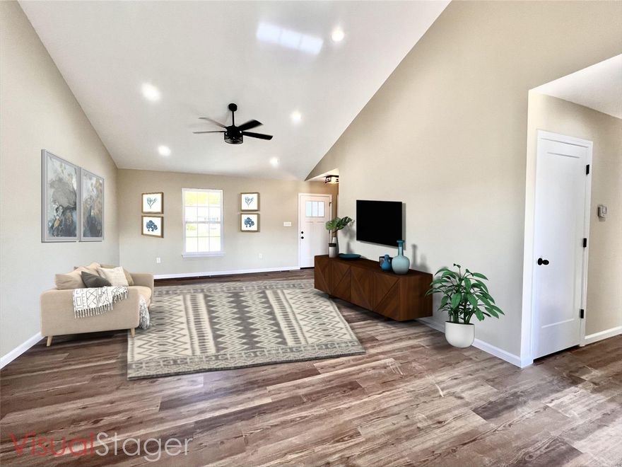 Check out this adorable & spacious home in a growing neighborhood with a country atmosphere. The open floor plan provides the perfect setting for entertaining while offering multiple gathering spots: Patio off the lower level, lower level (9' pour!) and the large living room. This builder didn't forget about the modern conveniences with the main level laundry, granite countertops, rough in bath in the lower level and the 2 car garage. Storage is plentiful with a kitchen pantry and island, coat closet and large closets in each bedroom. Appliances & Deck are not included in listing but are available at additional costs Builder is offering a $2000 credit towards closing costs if you use builders preferred lender.