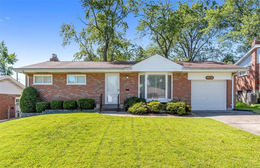 Don’t miss your opportunity to own this adorable 2+ bedroom, 2 bath ranch style home in south St. Louis County. The many wonderful features combined with over 1,400 sqft of living area make for a combination that can’t be beat. For starters, you’ll love the attractive curb appeal, tranquil setting & convenient location. Once inside, the main level has a spacious living room, eat-in kitchen, 2 bedrooms, 1 full bath & a bonus room that could be used for dining, an office or a 3rd bedroom. There’s also a partially finished lower level w/ family room, recreation area & full bath. Out back you’ll find a large deck, nice level yard w/ partial fencing & a storage shed. Other important features include wood flooring, updated windows (main level), 1 car garage & low maintenance brick/vinyl exterior. Please note the property is being sold in “as-is” condition.  Don’t let that scare you away as this wonderful home is extremely clean & has been very well maintained. Schedule your tour TODAY!