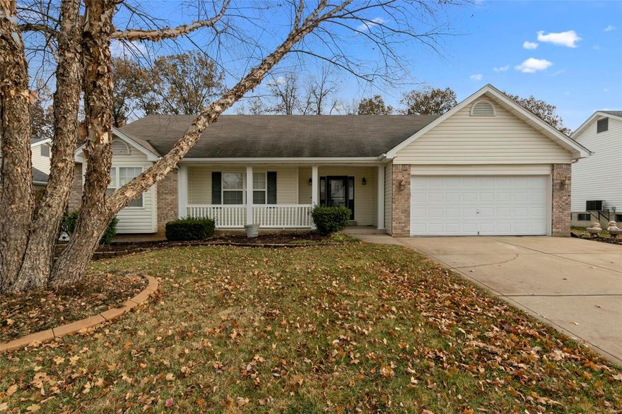 Welcome Home.. and what a home this is! Wentzville-Liberty Schools! Over 3000 sq feet of living space in this open concept ranch! You will love the updated grey tone luxury vinyl wide plank floors that carry through the huge vaulted great rm w/gas fireplace, large kitchen/brkfst with updated white cabs incl planning desk with glass front cabs, SS appl, breakfast bar, pantry & laundry rm. Master suite w/large walk in closet, lots of natural light, whirlpool tub w/ sep shower. Two secondary bedrms (one currently used as office with glass french doors) share the hall bath. Notice the custom crown molding that showcases every room on the main level! You'll spend most of your time in the sun room that overlooks the private yard. Down the open staircase to the finished lower level. A large rec room with wet bar- perfect for entertaining. Down the hall- this house just keeps giving! Two large sleeping rms w/closets for a 4th and 5th bedrms, a full bath and plenty of room left for storage. Additional Rooms: Sun Room