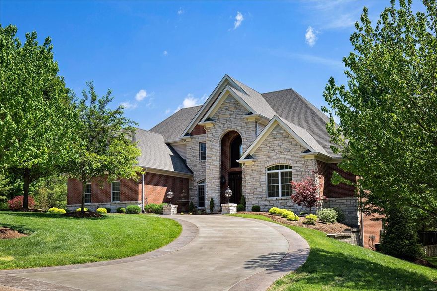 Gorgeous custom-built T&C 1.5 story estate with 5bdr. 6 bth and 6400 sq ft of living space; on one acre. This picturesque home has immaculate presentation inside and out. Upon entering you will find a dramatic sweeping staircase, an oversize office w/custom built-in’s, additionally you will find a dining room coffered ceiling, gold in-lays, Gourmet kitchen w/commercial grade appliances.  This leads to a cozy hearth room w/ fireplace and beadboard ceiling. Main level  master suite w/lux bath and private access to the deck, Upstairs find 3 add bedrooms w/ 2 full baths and a bonus room.  The LL includes a wine room, wet bar, lg rec room, bdr, & full bth. Outside, there is a newly built maintenance free oversize deck which overlooks custom built 18x20 pool with abundant entertainment space. Professionally landscaped, w/3 car side garage, sprinkler system and circular driveway. You will not be disappointed with this beauty.