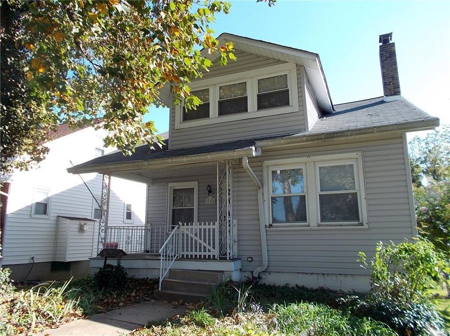 Charming, Beautiful Urban Home in Lindenwood Park.  Available for Lease, Lease with an Option to Buy, or a Lease to Purchase.
With a large kitchen and the dinning room located right off the room it is perfect for holiday entertaining or for any special occasion. There is a nice, large backyard with a deck, a patio and privacy fencing.  This beautiful home features two stained glass windows in the living room.  There are steel doors on the front, back and basement.  The roof is approximately 4 years old.  The upstairs has additional 6" of insulation added. Under the plush carpet in the living room and dinning room you will find hard wood floors.  This maybe an older city home but it has been well taken care of.  Plus with the convenient location to so many of St. Louis' treasure spots like Ted Drew's, Mom's Deli, Legrand's Deli, The Hill, and Dog Town this could really be your urban paradise.