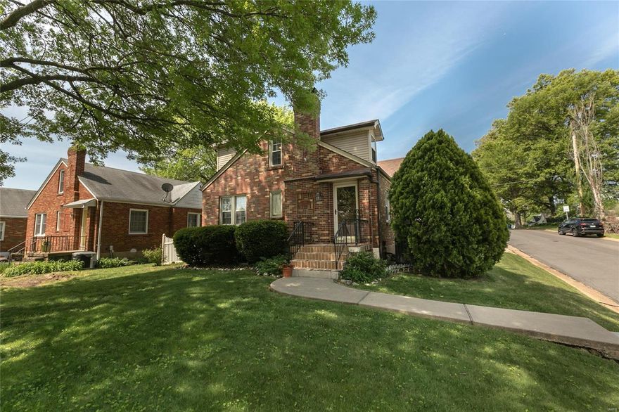 Adorable brick county home with all the character and charm of an older city home, from the crown molding, to the arched doorways and wood floors. This home has much to offer, starting with the living room that features a fireplace, separate dining room and an open/updated kitchen with granite counters. Other features include a main floor master and a freshly painted office/den. The second story has been dormered for the additional space of two bedrooms and a full bath. The LL also has a full bath, sleeping area, rec/family area, laundry area and plenty of storage. Outside you will find a two car attached brick garage, additional off street parking and lovely fenced yard with a patio, perfect for entertaining and on gorgeous corner lot. A must see!!