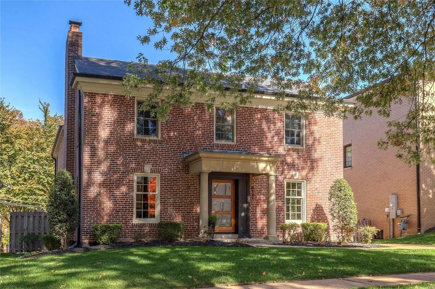 Meticulously maintained, simplistically styled and feels like new! A refreshing urban addition to our fall market inventory, this 4bd/5 bath home has a great vibe, an open floor plan & lots of natural light. Stellar location just 2 blocks from the Clayton business district, schools, hip eateries & shops and minutes from Forest Park and all that the CWE has to offer. Kitchen opens to the cozy heart of the home complete with a butlers pantry making entertaining easy in the DR & FR. Master suite plus 3 additional bedrooms, 2 full baths and laundry complete the 2nd floor. Fabulous living space in the finished LL with family room, fitness room, half bath and lots of storage. Updated for the tech savvy & music lovers with surround sound for main tvs, interior & exterior speakers, Sonos equipped, and alarm system. Charming rear yard, 2 car garage and unbeatable walkability to the heart of Clayton. Available Nov. 1st at noon. Additional Rooms: Mud Room