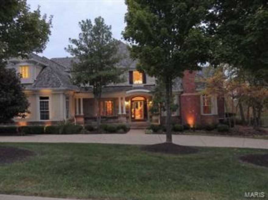 Ultimate privacy awaits you on 2.5 acres and over 7,400 sq. ft. of living space in beautiful Bluffs of St. Albans. This Stunning 1.5 sty custom home features 4 bedrooms + bonus rm. & 7 baths. One of 3 homes on street; this one is the first property on the left.  Perfect flr plan for entertaining.  Enjoy every Season as you take in some of the most AMAZING views of the Bluffs, absolutely breathtaking from almost every room! Hardwd flrs are found predmntly on main. Ext. millwork is incorporated throughout this home to combine style & functionality. Gourmet Kitchen features upgraded appls & granite counters. Massive Mstr Bed/Bath Suite is finished w/cultured marble & ceramic tile.  Other wonderful areas are: Library, DR, GR, Hearth, Breakfast Rm, Butler Pantry, Laundry/Mud rm.  Soaring ceilings, frnt/bck staircases, every closet 9’ & custom. Outstanding walkout LL is committed to recreation; Theatre, Fitness Center, Billiard Rm, Bar, Pool/Spa & Patio. Very private, Very Scenic, MUST SEE!