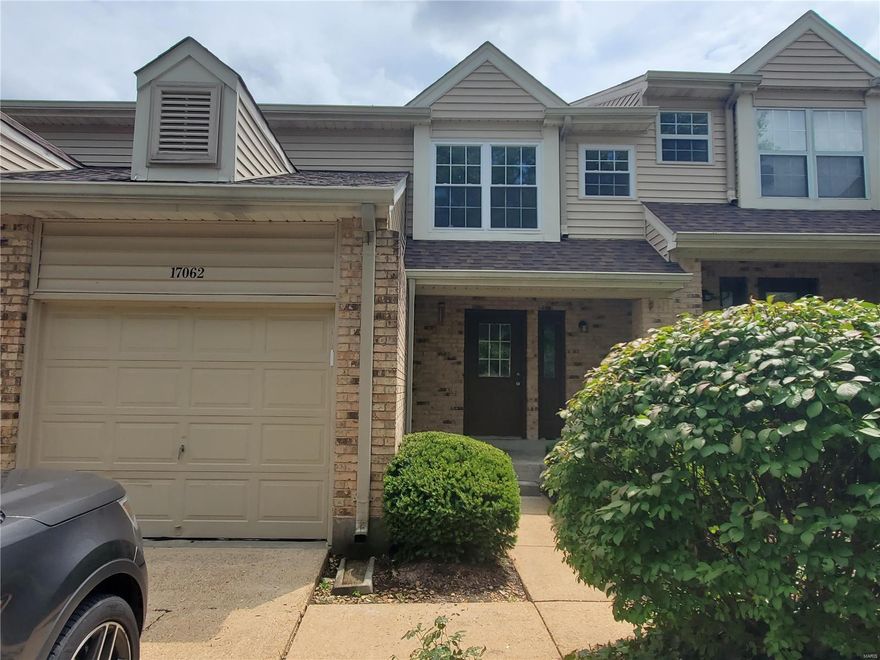 Nicely updated townhouse condominium offering 3 Bedrooms and 2.5 Baths.  First floor features an open floor plan. Living Room features a wood-burning fireplace.  Dining area with glass sliding door opening onto private deck.  Kitchen offers plenty of cabinetry and counter space.  Stainless steel appliances (Dishwasher, Range and hood are all brand new).  Kitchen opens to Dining Room and Living Room. Washer and Dryer conveniently located in the unit.  Newer luxury vinyl floors throughout most of the unit.  Extra large Primary Suite with 2 double closets and adjoining bath.  Updated hall bath serves the other two bedrooms.  Unfinished lower level offers plenty of storage and has a sliding glass door opening to a patio.  Landlord pays the condo fee.  Tenant only pays for electric and internet/TV service.  Water, sewer, trash, recycling, lawn and landscaping and pool are all included.  Pets may be considered on a case by case basis for additional fees. Easy access to walking trails. Location: End Unit, Suburban