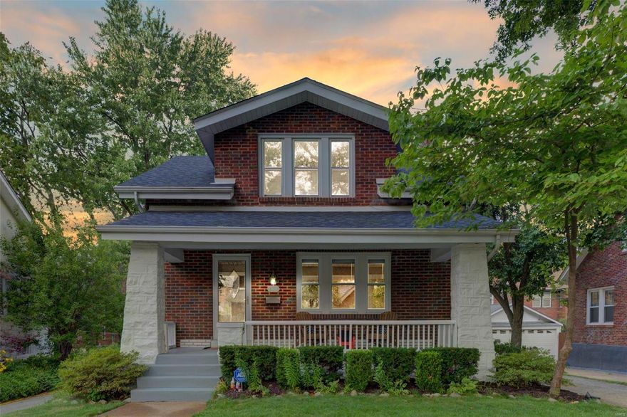 Priced below recent appraised value! Looking for an updated home that hasn’t lost its charm? This 2 story all brick stunner in desirable University Park may have the granite countertops, stainless steel appliances, newer HVAC, and newer roof, along with many other upgrades that many people want - yet it still has the same gorgeous stained glass windows from 1925, and the original meticulously maintained hardwood floors.  The recently updated cedar screened-in porch opens to a large fenced yard that can also be accessed by the walk-out partially finished basement with loads of storage and a rough-in bath to add an additional partial bath. If that’s not enough storage there are 2, yes 2 large walk-in closets in each bedroom. Don’t be fooled by the numbers. Come see for yourself and fall in love with this beauty. Additional Rooms: Sun Room