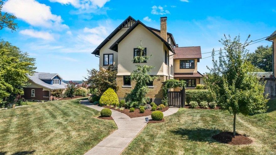 From the perfectly manicured grounds & the breathtaking views of the Mississippi River to the brilliantly renovated interior & the rich history, you are going to fall in love with this magnificent property in Downtown Cape Girardeau. Built in 1919, by Mr. Charles Harrison, & completely renovated by the current owners between 2012-13, this incredible estate boasts stylish modern updates while maintaining a historical feel. With the original wood floors & woodwork throughout, butler pantry, butler buzzer, & an in-home call system, this home leaves nothing to spare. Constructed during Prohibition, this home even features an authentic basement Speakeasy, otherwise known as “the Rompus Room”. With stunning views, fine craftsmanship, multiple upgrades, & tranquil space, this is a one-of-a-kind property that you must see in-person to truly appreciate.