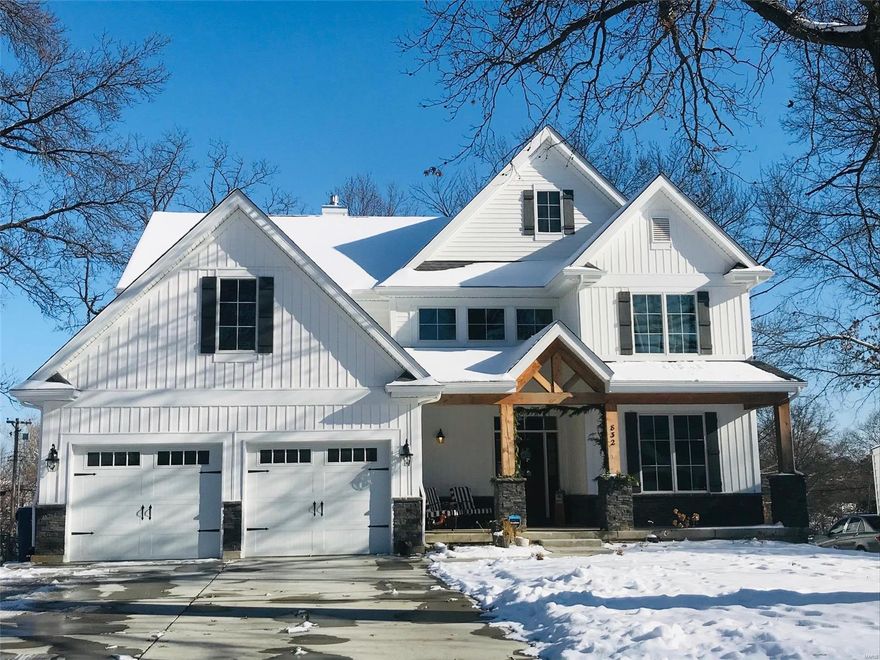 Prime Webster Groves location in an area with many new homes. Award winning builder, The Manlin Company, will be building this new home. Includes over 3100 SF of main floor living. Standard features include hardwood floors throughout the main level, hard surface kitchen and bathroom countertops, a gas fireplace, a covered porch area off the rear (ideal for an outside dining area), a main floor master suite and much more. Construction to start in Spring, 2023 with completion by year end. Still time to customize. Builder is owner under contract. Other plans available for consideration.