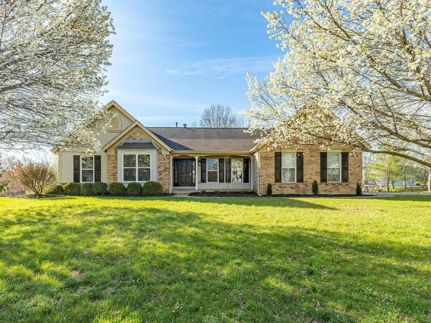 Welcome Home! This Beautiful Double Gabled Ranch is looking for new owners!  Gorgeous curb appeal. Location is the best around with very little traffic.  You can not find a better house! You will be amazed before you are half way through the front door. Tall ceilings, tons of windows makes the natural light very bright yet still very private since the house backs to common ground. Check out the gorgeous view from the garden tub. This open floor concept is newly renovated throughout with updated kitchen, all new appliances, and new flooring over the entire main level.  This lot is one of the best in the neighborhood, side entry 2 car garage, walk out lower level, nice sized deck overlooks common ground.  Located close to award winning schools, shopping and all major highways. 15 min drive to Chesterfield, 15 minutes to Riverfront Saint Charles. At this price in Weldon Springs you should move fast.  This will go quickly.