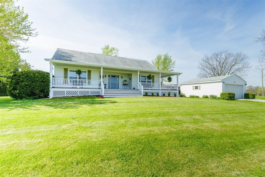 Incredible! 27.08 scenic acres with 2 houses, barn and utility bldgs just minutes from Hwys 70 & 40/61. This peaceful country setting consists of 4 parcels. 1) 6.16 AC with a 3 BD, 2 BA, 1,300 s/f ranch.  2) 11.47 tree lined AC with a 4 BD, 2 BA house with 3,128 s/f of living space. 3) 6.45 rolling AC with a barn (cattle and/or horse), poultry coup, office and utility bldgs. 4) 3 rolling AC. The farmland is cross-fenced, tree lined and has a natural spring. This beautiful property is rich in history and well-maintained by the owners for 20+ yrs. Enjoy a wrap-around porch, stamped patio, grapevine covered pergola, storage bldg (orig smokehouse), vinyl siding and encl fascia-soffits. Features inc hardwood flrs, 2 BD & full bath on the main, frml DR, Kit with solid surface c-tops, tile b-splash, Office, large Grt Rm with 9’ clngs, W/B stove, opt laundry hookups on the main flr, 2 large bdrms and a full bath upstairs and a finished LL. Desirable Wentzville schools. Private & picturesque!