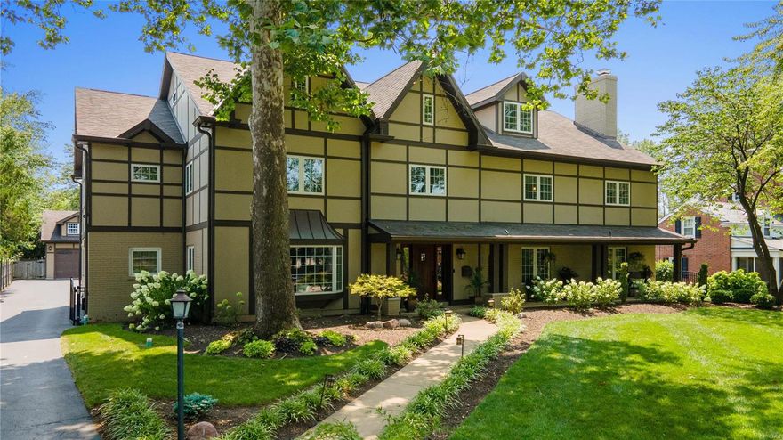 242 W. Jackson Road located in Webster Groves is an amazing before-after story w/the most exceptional 3-story floor plan & an intentionally warm & cozy interior highlighted by dark wood floors & ceiling beams, stone fireplaces & custom built-ins. This 1951 home offers a complete property renovation; 7500sf of living space on a 1/2 acre lot w/a beautiful pool & 3-car detached garage. The grand foyer, w/it's curved staircase & 3-story ceiling height, opens to the formal living & dining rooms set-up for entertaining. A 12ft island anchors the kitchen which has classic cabinetry & countertops, a butler's pantry & breakfast nook; all open to the gracious family room. A stunning home office is tucked in this space too. The primary suite, 3 add'l bedrooms & 2 full baths are centered around another family rm & convenient laundry area on the 2nd fl. An expansive 3rd fl takes game room to a new level including a  room for movie viewing, fitness or guests & bath. Walkable to dining & shopping. Additional Rooms: Mud Room