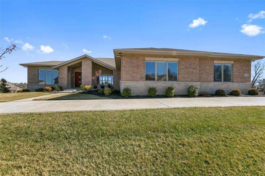 This Stunning & Expansive Ranch style home boasting 4,640 sq. ft. Meticulously maintained - well-appointed home exudes craftsmanship at every turn. Family room with gas fireplace, beautiful wood floor, built in glass shelving and stylish dining room flow seamlessly thru to the opulent kitchen w/top of the line appliances, granite center island and counters, built in microwave, double over, Sub-0 refrigerator and beautiful porcelain tile flooring. Adjoining breakfast room with floor to ceiling glass windows w/remote control shades & glass door leading to the beautiful composite deck. Elegant Master Ensuite with free standing oval tub, large zero entry glass shower and dual vanities. 2 additional spacious bedrooms, one offers a private bath. Den can easily be converted to a 4th bdrm. The huge mud room offers a wall of cabinets for additional storage and a desk area. There is a large studio/craft/workout room located off the mud room. Dual HVAC systems, 2 H/W heaters and 2 200 AMP panels. Additional Rooms: Mud Room