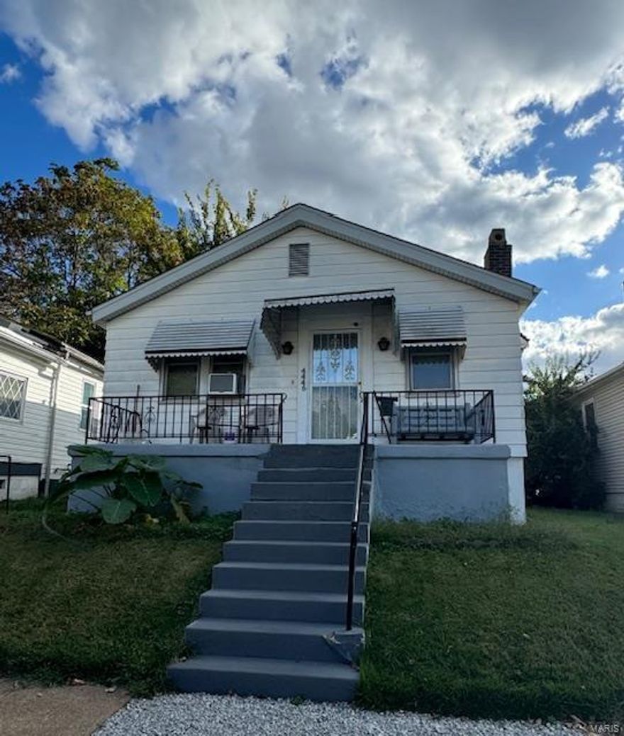 For comparable purposes only. Property has two single family homes on lot and is identified as a duplex in tax records. Each home has it's own entrance and own basement. The front house is 2 bedrooms 1 bathroom with a partial finished walk-out basement and central heating and cooling. The back house has central heat only. Both homes have laundry hook-ups in basements. Property is being sold as-is and does need work.