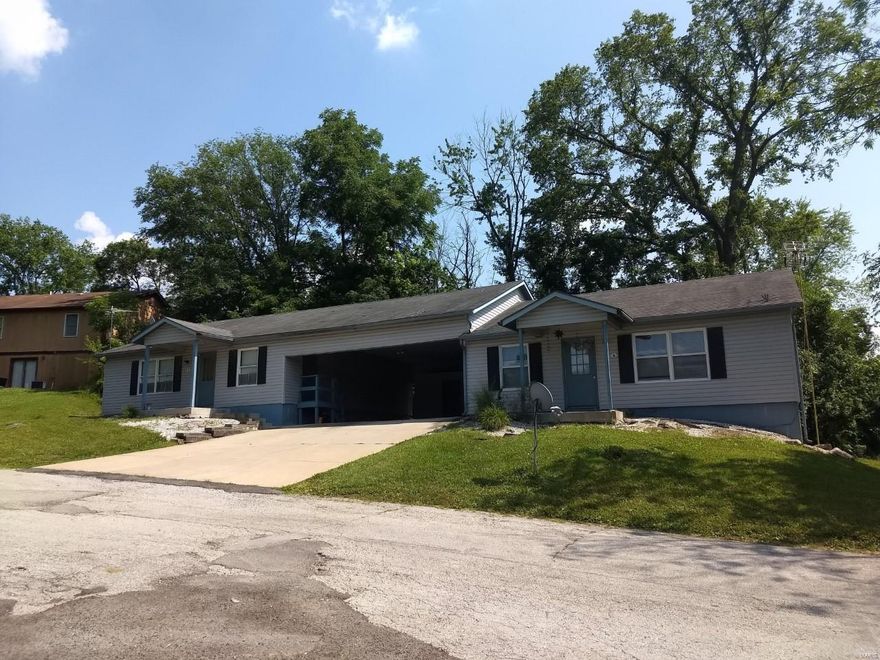 Calling ALL Investors to a GREAT opportunity to own 3/2 Family Buildings on the Same Street w/ Net Income of $50,100 a year!!  Rents could be pushed higher to $775 -$800 for the area. Units are 960 sq ft ALL 2 Bd/2 FB w/ W/D hookups.  Most units have luxury vinyl flooring installed throughout, some new vanities, toilets, water shut off valves, new doors installed.  2 Units have newer kitchen cabinets & appliances.  Land Lords Responsible for Lawn & Street Maintenance.  ALL Units Occupied, All Rent Current so cash flow instantaneous.  Melody Lane is close to the Troy park, police station & down town Troy for peace of mind & convenience.  Units are in good condition but  As-Is Sale, inspections for buyers knowledge & not for negotiation purposes.  Units will be shown AFTER an accepted contract. No 2-Families have sold in 2020 for less than 153k in St. Charles, Warren & Lincoln Counties. Priced to Sell Fast! Lastly, be courteous Please Do Not Disturb Tenants. *Agent Owned Property*