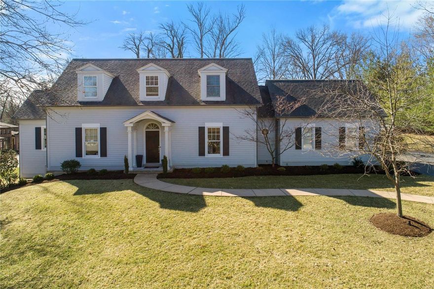 This unique & luxurious 1.5 story in a serene private setting will immediately captivate. Features include: Tall beamed ceilings, built in shelves, custom cabinetry, granite counters, stunning millwork, hard wood floors, & an abundance of natural light throughout. Custom cabinetry, wine cooler, top of the line appliances, & a large table style center island makes cooking & entertaining a breeze in this gourmet kitchen. Travel through the living room w/ the cozy fireplace to the sitting area with French doors that lead to a private patio. The main floor master suite features an oversized custom organized walk-in closet while the spa like bathroom includes a jacuzzi tub, separate shower with dual heads, & his and her vanities. 2 bedroom suites complete the upper level. Continued Entertainment is highlighted w/ the finished LL which boasts 2 additional bedrooms, full bath with steam shower, fitness room, & rec room w/ wet bar. The indoor & outdoor features of this stunning home abound!!!