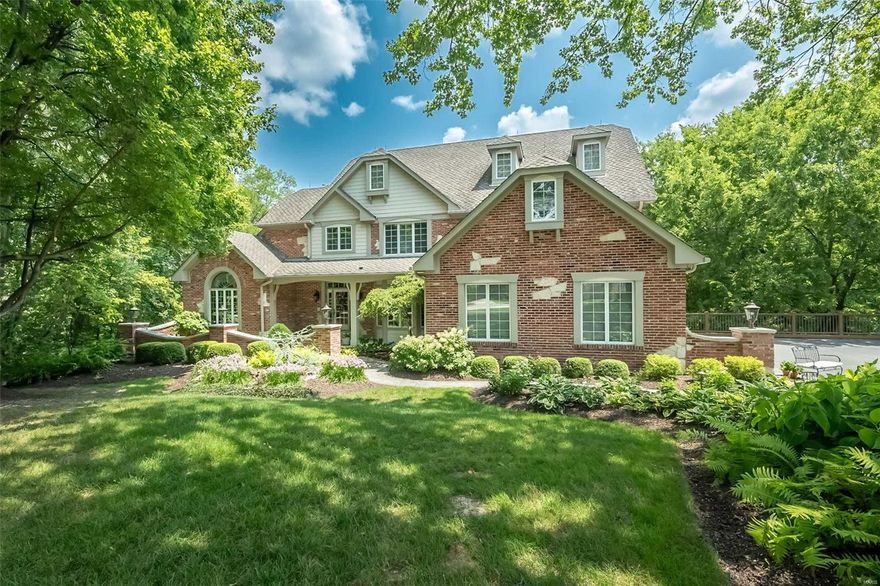 Nestled on a Beautiful Private 1.77-Acre Cul-de-sac Lot! Impressive Bomanite Drive & Walkways + Lush Landscaping! Gorgeous Waterfall Fishponds as you Walk to Front Door! As You Enter the Soaring Entry w/Balcony You will Find a Private Study w/Wainscot Paneling, Lighted Custom Shelving w/Cabinets & Wet Bar (Morning Coffee). Gracious Large Dining Rm w/ Bay Window, Inset & Tray Ceiling! Elegant Great Rm w/ Wall of Palladian Windows, Wet Bar, Massive 2sty Brick Fireplace w/Hearth & BuiltIns. Remodeled Kitchen, Quartz Counters, Stainless Steel Appliances, Undercounter Icemaker & Wine Cooler! Breakfast/Hearth Room w/Fireplace Leads to Charming Screen Porch & Decking Overlooking Gorgeous, Wooded Grounds & a View of a Lake. Main Floor Laundry w/ Planning Desk, Utility Sink, ½ Bath & Quartz Counters. Powder Rm w/ Quartz Counters. Front & Rear Staircases w/ Extensive Millwork! Upstairs 3 Large Bdrms w/1 Private Bath the Other Jack & Jill. Dream Garage w/ Custom Floor Finish & Massive 
builtins. Additional Rooms: Mud Room