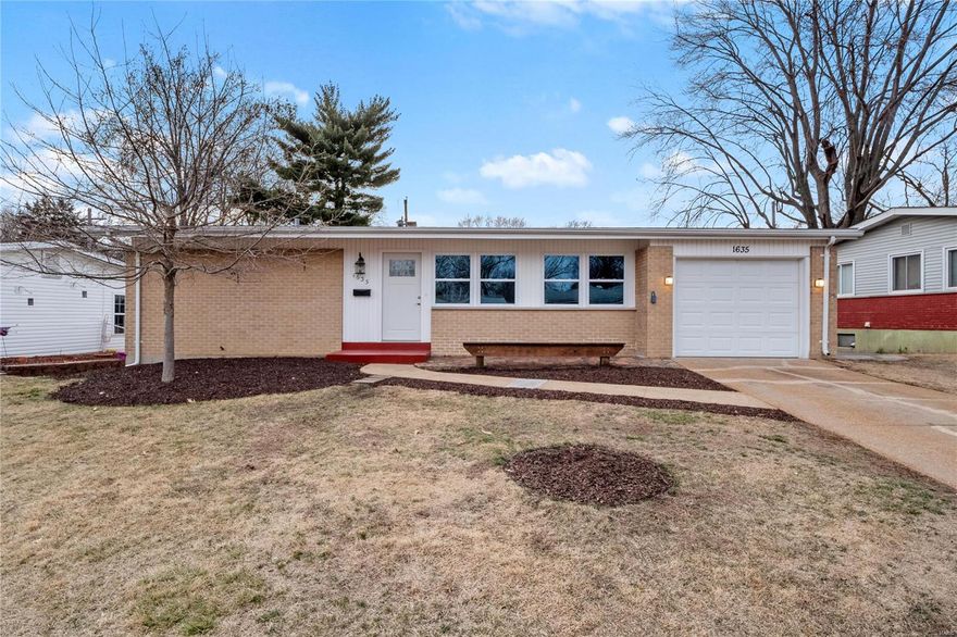 Beautifully updated ranch home is move in ready. Refinished hardwood floors throughout main level, vaulted ceilings in living rm, dining rm and kitchen. An abundance of recessed lighting throughout the entire home. Open floor plan living room & dining rm w/sliding glass doors to 13X12 covered patio. Amazing kitchen w/ butcher block counters, subway tile backsplash, hickory cabinets w/lighting, area for coffee bar, tile floor, large window over looking back yard. Master bedroom has double closets, updated bathrm, & ceiling fan. Completely updated hall bathrm, tile tub/shower combo, vanity, lighting, toilet & flooring. The entire house is freshly painted, newer thermal windows, 6 panel doors, & exterior doors. Finished LL has bedroom with egress window, walk in closet, large 27X13  family rm w/ screen & projector, laundry rm, & storage rm. Updates include: HVAC, Roof, Windows, Doors. Fenced yard w/ covered area for gardening items. 1 car garage w/ opener, & add'l park pad.