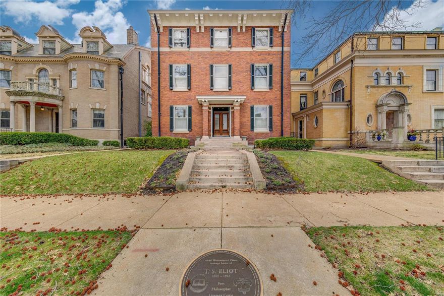 Classic Federalist architecture and modern design are embodied in this historically-significant home, where renowned poet T.S. Eliot lived as a youth. Entertain in style in the 2014 Award-winning chef’s kitchen which opens to an elegant family room. Every detail  was carefully selected to replicate the home’s architectural details, and to incorporate top-of-the-line finishes and appliances. Other first floor highlights include 10-ft ceilings, quarter-sawn oak floors, cherry & oak pocket doors, 3 fireplaces, plus south-facing windows with views of the backyard, pool and 3-car garage. The divine master suite includes a fireplace, custom 18' x 8’ walk-in closet, and an opulent ensuite bath, also a design award-winner. Multiple additional bedrooms provide plenty of room for sleep, study or storage.  There are washer/dryers on the 2nd and 3rd floors, plus 5 additional fireplaces. 3rd-floor guest quarters include a kitchen, office, and living room, and can be leased as a separate residence.