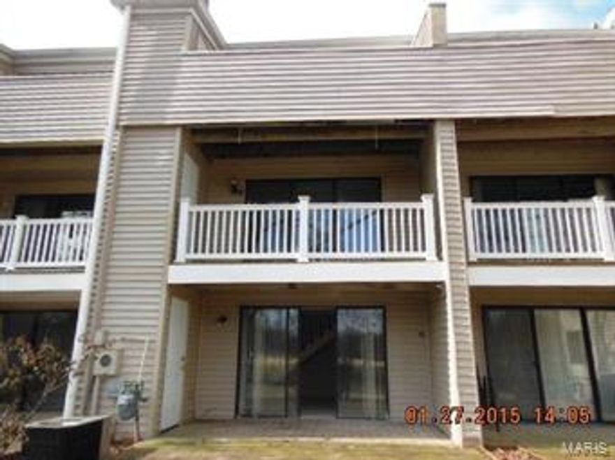 1.5 story condo, backs to Lake Forest Golf Course! Exterior has vinyl siding, attached one car garage, deck and walk-out lower level! Features three levels of living, lower level with fireplace, half bath and patio area over looking the golf course; main floor living room with fireplace, kitchen and eating area; upper level has a master suite with sitting room/loft area and full bath. Your proof of funds or a pre-approval letter (see agent only remarks for contact information) dated within the last 30 days must accompany all offers. A special addendum will be made a part of the final contract. Lake St Louis Fairways Area Association (FAA) Assessment $1750 a year ($370 lots/units and $1380 insurance/exterior maintenance). SpecialListingConditions: Foreclosure Location: Suburban