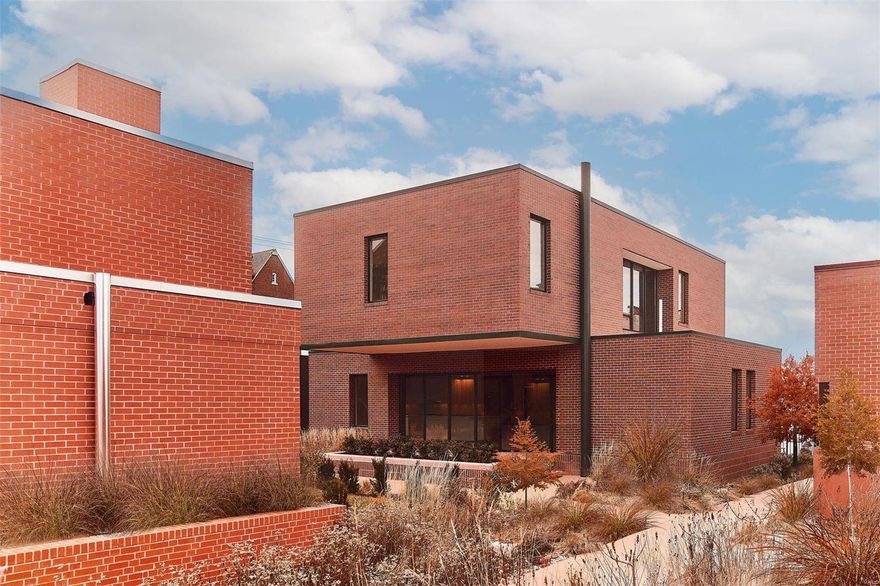 On Olive is a contemporary housing initiative with little precedent. The developers have brought together four of the finest international architects working today to design homes for single-family housing within a 3.5-acre urban landscape. The homes are thoughtfully placed throughout the development linked by meandering paths leading to private parks, dotted with curated historic artifacts, pollinator gardens, a resort-like pool with a tanning deck, fire pit, grilling and dining cabana, clubhouse, and fitness center. The Confluence home is designed by award winning architect Tatiana Bilbao. This dramatic, two-story stacked residence features high ceilings, tall windows, two private outdoor terraces, and a stunning half-spiral staircase illuminated by light spilling from the high windows of the upper floors and skylight. On Olive blends distinctive designs with a connection to nature and community. (Photos are of display home. This home is being customized for buyer.)