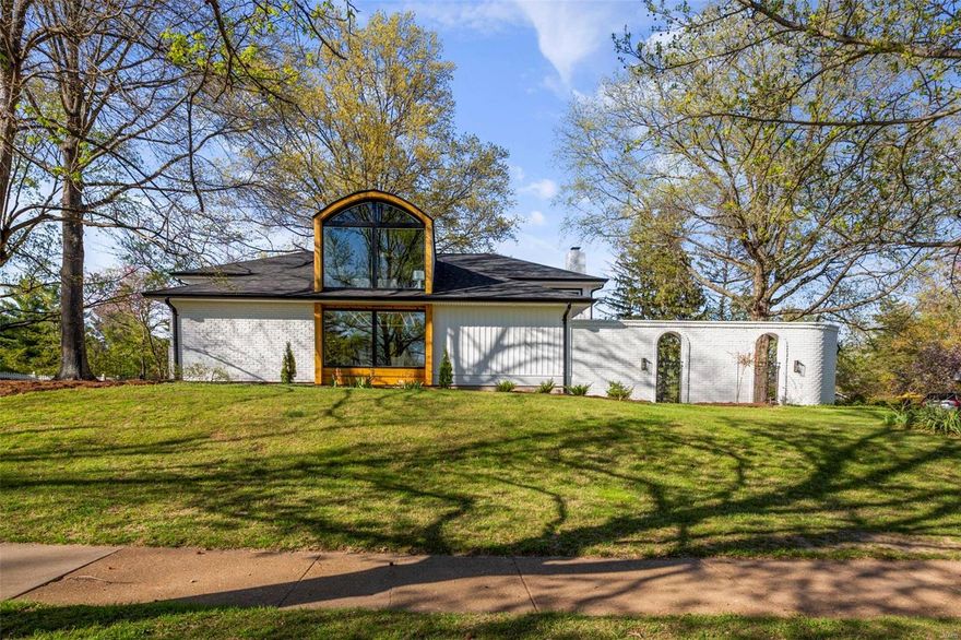 Modern meets luxury in Town & Country! Step inside to find a one-of-a-kind interior tastefully updated for today’s lifestyle. Features include open floor plan, vaulted ceilings, solid white oak floors throughout, and large windows for exceptional natural light. The kitchen is sure to impress with a center island, custom white oak shelving, and quartz countertops. But the details don’t stop there! Upstairs you’ll find an open office and loft with beautiful wood detailed vaulted ceiling overlooking the main level. The expansive primary bedroom has plentiful natural light, vaulted ceiling, updated bathroom and large walk-in closet. Did we mention the best part? A beautiful inground swimming pool! So many updates – new roof, siding, gutters, HVAC, water heater – the list goes on and on! All of this just steps from Queeny Park. Schedule your showing today!