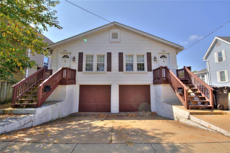 This duplex features 1b1b Layouts. The building was updated in 2016-2017. 1 unit runs on central air the other has window units for cooling. Both units have Gas Furnaces along with washer and dryer units in each basement.  
Call/text to Schedule your showing today.