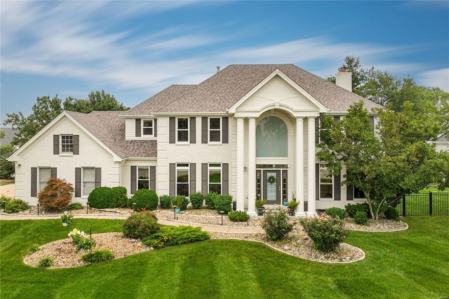 Located in the Manors of Town & Country and Parkway West School District, this fully updated home boasts 5 bedrooms, 4.5 baths, and over 6,400 of living space.  Over $200K in recent updates, including two custom built-in master closets, custom kitchen pantry, new paint both inside and outside, insulated/finished garage, crown molding in all upstairs bedrooms, new floors in finished basement, significant landscaping, new windows and custom office doors among others. Sit under the custom gazebo and enjoy the privacy of the newly landscaped and fenced-in backyard, complete with built-in patio lighting. Relax in the beautiful sunroom off the oversized kitchen (with new GE Café French Door ovens), or enjoy hanging out in one of the two large bonus rooms in the newly renovated basement.  Add’tl bedroom (with egress window and two closets) in the basement provides the perfect retreat for company or teens. On the second story, you’ll find 3 add’tl bedrooms plus the large master. Additional Rooms: Mud Room