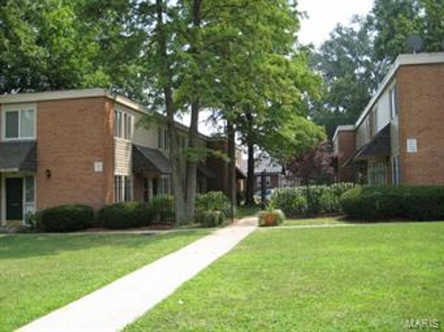 This attractive,  updated all brick 12-family complex features 9-two bedroom one bath garden units, 2-two bedroom, one bath town house units, and 1-one bedroom, one bath unit.  Each unit has a large living room, with dining area, updated kitchens, with white cabinets, and updated bathrooms.  The building has newer windows, new common water heater and a new roof.  On site laundry facility provides additional income.  Courtyard setting w/ professional landscaping offers nice green space for residents.  Richmond Height has recently added 16 parking spots in front of the building with new sidewalks and professional landscaping.  This is in addition to the 12 car parking lot in the rear of the complex.  Great opportunity for excellent cash flow in prime location.  Marketing packet is available through the listing agent.