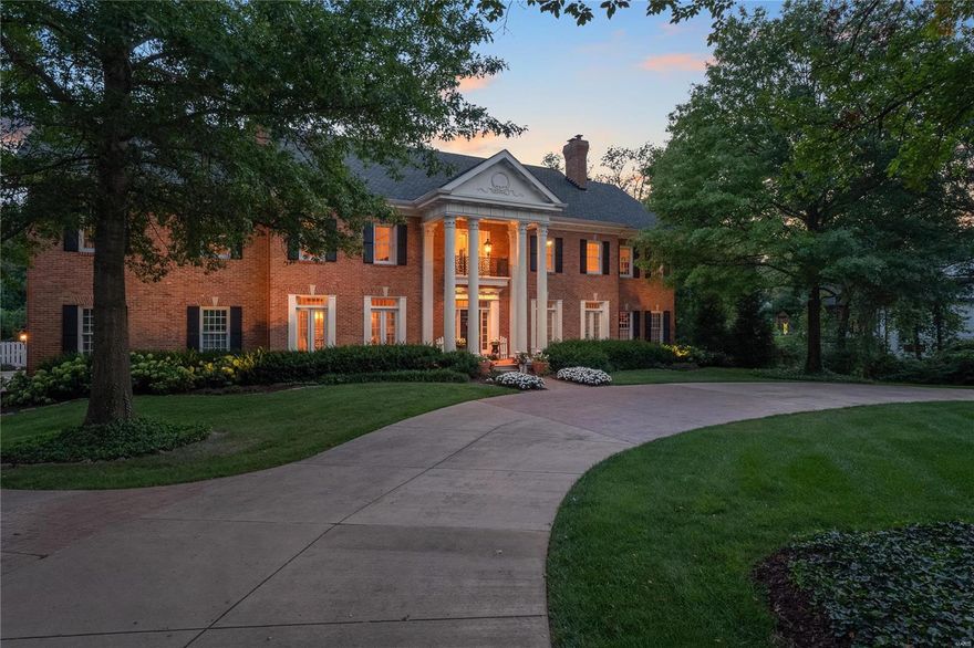 Visit this stunning full brick home on private 1.21 acres w/woods & adjoining grounds. You'll appreciate the special features of marble flrs in foyer, wood flrs on 1st & 2nd flrs, dentil moldings, elephant ear casings, french doors, plantation shutters, transoms & 6 frpls. Be impressed by the updated kitchen w/subzero & wine refrigerators, 2 dishwashers, 2 sinks, gas cooktop, oven, microwave, ice maker, built-in hutch & breakfast rm walks out to lrg. deck overlooking lucious fenced-in back yard w/pool, waterfall & hot tub. Off the kitchen is a card rm. w/ wet bar & sm. refrigerator. Fam. rm. on 1st flr. has built-ins, boxed ceiling, chair moldings & french doors. Front & rear staircases take you to the 2nd floor with 5 bdrms w/private baths. Primary bdrm has a gas frpl & newer bath.  Don't miss the tucked away loft w/ balcony & the lrg. bonus room w/ walk in closet, cabinets & sink. The walk out lower lev. is the perfect spot to host parties.