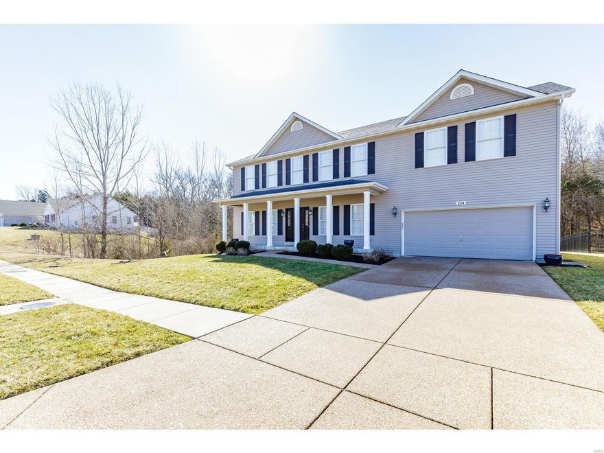 Looking for that awesome property that Backs to Woods & not so close to your neighbors? THIS IS IT! Great level lot w/a beautiful view backing to woods AND woods to the left of the home & across the street! This home offers 4000+/- fin sq ft w/finished lower level w/all the features you desire! Hardwoods in Great Rm, entry, Kitchen/Breakfast area! Formal dining & den w/built in shelving/cabs. AWESOME Sliding Glass Insert BARN DOORS between Den/Great Rm! Wood burning fplc in Great Rm. Kitchen w/solid surface counter on island w/brkfst bar, tile bksplsh, 42" cabs, Stainless Appl. Bay wndw in brkfst area walks out to huge, newer deck! AMAZING walk in pantry & Mud Rm w/built in cubbies! UL offers lg loft area, HUGE Master Suite w/lux bath w/jet tub/WIC. Awesome Upper Level laundry! 3 addl lg bdrms w/lg closets! Fin lower level offers family rm w/projector/screen & so much more finish + storage w/built in shelves! 9' ceilings mn lvl,Sprinkler system,HSA warr. Golf Course Community w/Pool! Additional Rooms: Mud Room