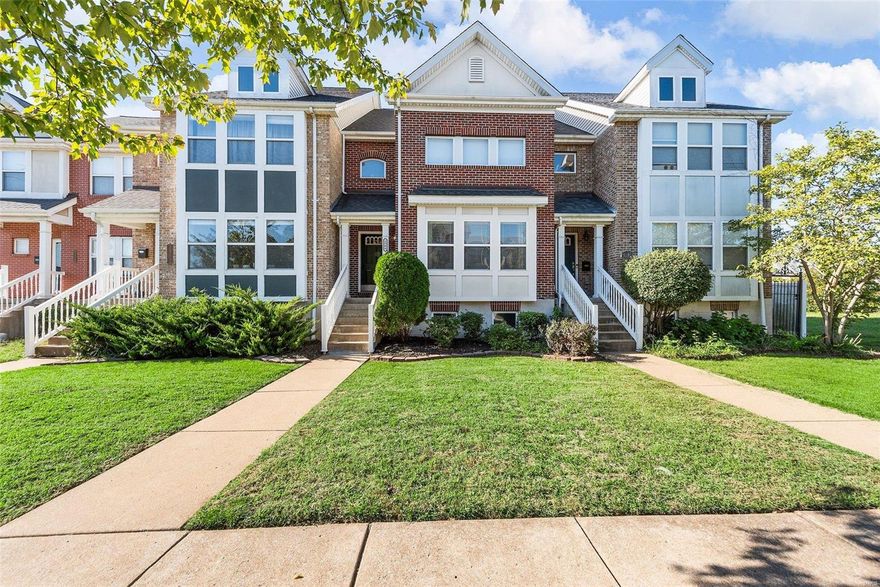 Welcome to this spectacular 2 story townhouse located in the CWE. As you step inside you'll feel the spaciousness of the 2 sty living room with hardwood floors and filled with natural light. The adjoining dining room creates an ideal area for entertaining. The kitchen boasts granite countertops, breakfast bar, SS appliances and pantry. Main floor laundry is conveniently located off the kitchen, along with a half bath. A spacious bedroom with a private bath completes the main level. At the end of the day escape to the expansive upper level loft and primary suite complete with WIC, a large soaker tub, separate shower and double vanities. The lower level features a walk-in cedar closet, bonus room and another full bath. Enjoy the privacy of your fenced in backyard with enough room for your fur babies to run. A sidewalk leads to the 2 car garage. Great location in the CWE with restaurants, retail and close proximity to Forest Park, City Foundry and other STL favorites!