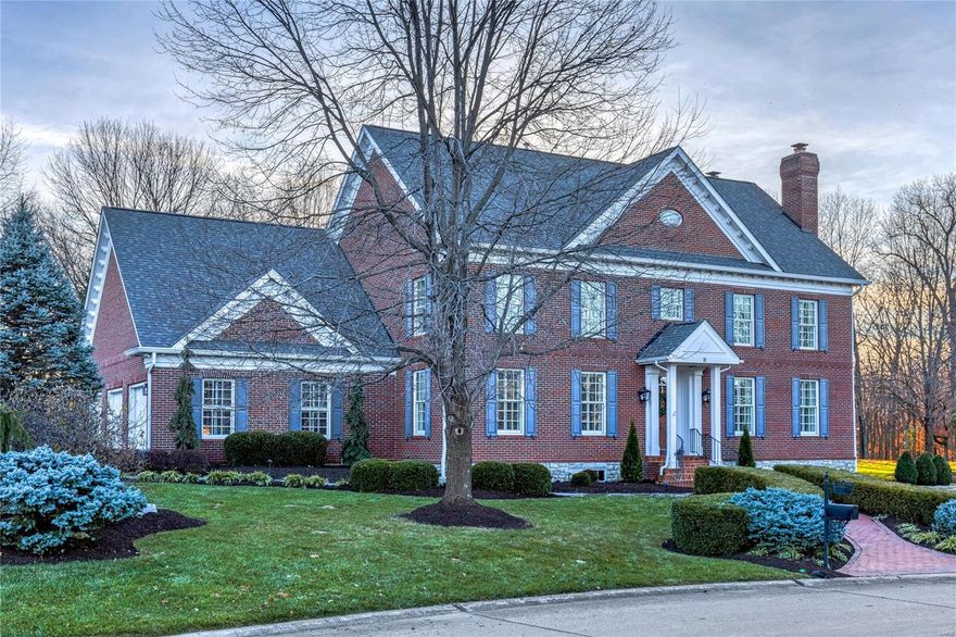 Spectacular 2-sty Vermont Colonial from award-winning Schaeffer Homes. This Lauren Strutman-design home features exceptional craftsmanship & distinctive architectural elements throughout including reclaimed pine flooring, detailed trim work, transoms & authentic West Rupert lighting. Impressive 2-sty hardwood foyer leads to formal dining room, living room with brick fireplace flanked by built-in bookcases & spacious family room with 2nd fireplace, bookcases & French pocket doors. Designer kitchen with 42” white cabinetry, granite countertops, commercial grade appliances, 8’ center island & butler’s pantry adjoins light-filled breakfast room & sunroom with full-height windows with private wooded views. Broad pine staircase accesses sumptuous primary bedroom suite with marble bath with jetted tub & shower spa & adjacent office plus 3 generous-sized additional bedrooms & hall full bath. Situated on an extensively landscaped .8-acre lot with stamped concrete patio & oversized 3-car garage. Additional Rooms: Sun Room