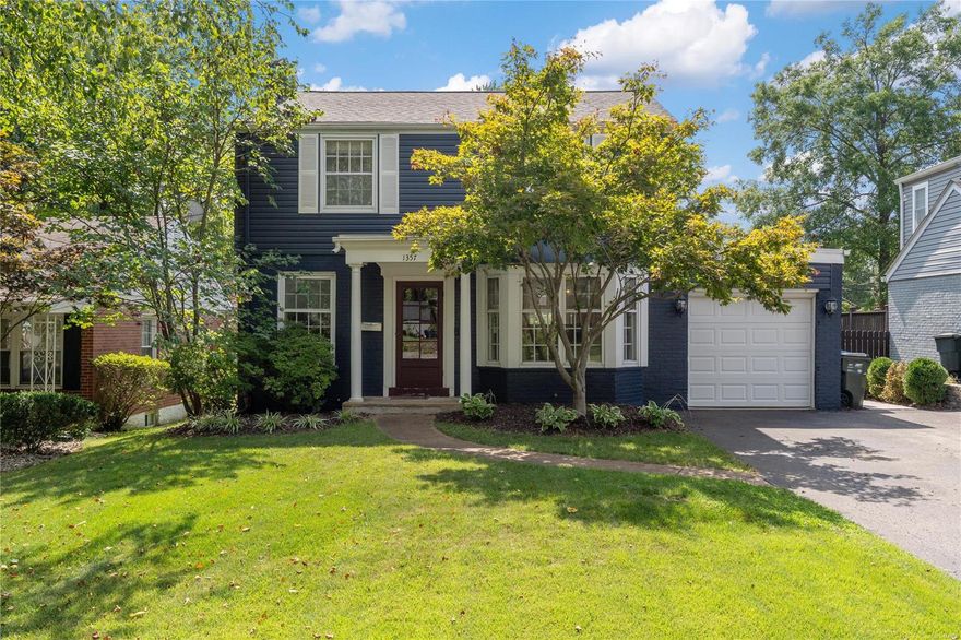 Welcome home to this charming and well maintained home in Glendale, with fantastic access to so much around St. Louis! The exterior has been recently painted and pride of ownership is apparent. Inside you are greeted by a large living room complete with a fireplace and beautiful staircase. The light filled kitchen boasts granite countertops, stainless steel appliances and a bay window next to the dining area. Hardwood floors flow throughout the main & upper level. Upstairs is home to 3 bedrooms & a full bath. The finished lower level features large recreational area, a second full bathroom, laundry/utility room, and storage. The fenced-in backyard is sure to impress and features a newer patio and screened in back porch fantastic for entertaining! Additional features include a new roof and siding (2022) and attached 1 car garage and extra wide driveway. Don't miss your chance to own this beautiful home!