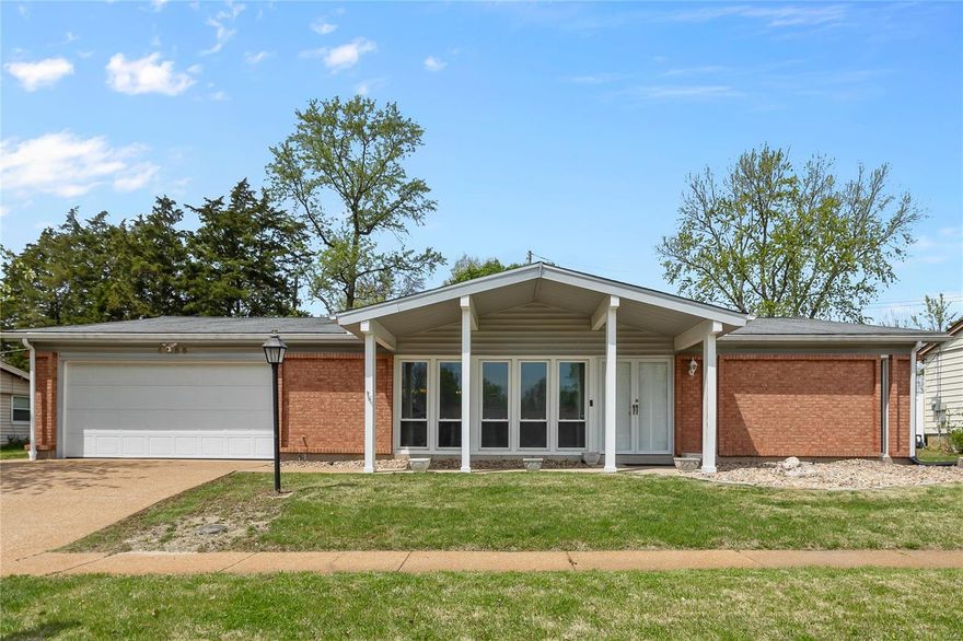 Welcome to this charming 3-bedroom, 2-bath ranch located in Mehlville School District! This home offers great curb appeal with a covered front porch and a spacious, level backyard perfect for outdoor enjoyment. Step inside and notice the row of windows on the front of the home letting in an abundance of natural light, this floor plan features the kitchen centered in the home including white cabinets, stainless steel appliances and an open floor plan! The cozy family room boasts a wood-burning fireplace—ideal for those chilly St. Louis nights—and a sliding glass door that opens to a bright and airy sunroom (my favorite room in the home). Just off the sunroom, enjoy summer BBQs and family gatherings on the large patio. The fully fenced yard adds privacy and is perfect for pets or play. Don’t miss the opportunity to make this move-in ready gem your new home! Additional Rooms: Sun Room