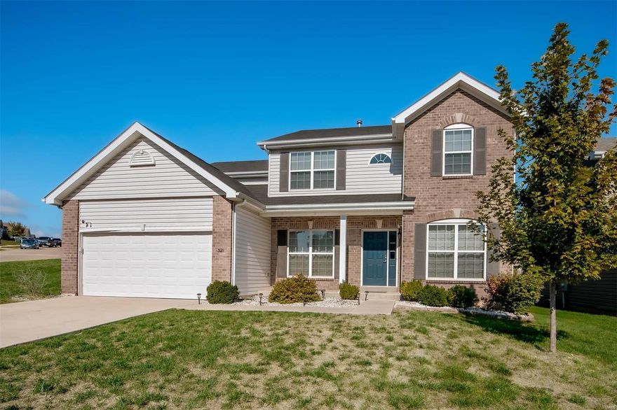 Back on Market no Fault of Seller. Buyer denied financing day of closing. Welcome to Bridge Valley! This stunning two-story home, built in 2019, offers a perfect blend of modern comfort & style. As you enter, you'll be greeted by a spacious foyer w/ vinyl plank flooring. The living area features a gas fireplace & flows seamlessly into the kitchen, which includes a pantry, center island, gorgeous backsplash, quartz counters & ample cabinetry. The main level also includes a sep dining room & a versatile space that can serve as an office or playroom, along w/ a convenient half bath. Main Floor Laundry. Upstairs, you'll find four generously sized bedrooms, including a luxurious primary suite w/ an impressive walk-in closet & private en-suite bath. An add'l full bath is also located on this level. The LL is equipped w/ an egress window & rough-in for future bath, offering plenty of storage & expansion potential. Two-car extended garage & fenced backyard w/ a patio & gazebo. Zoned HVAC.