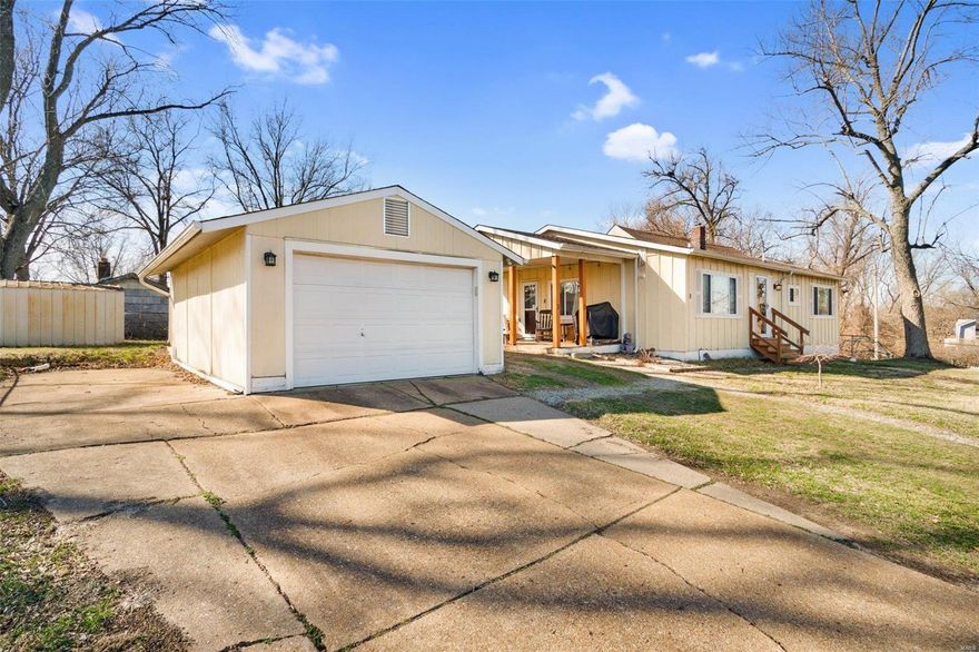 Back on the market through no fault of the sellers! Occupancy permit is already completed. HURRY before the beautiful ray of sunshine is gone! This adorable 3bed/1bath ranch sets on a huge private lot with covered patio leading from your new home to the oversized garage with tons of room with a workshop/hobby shop! This home had a new roof with architectural shingles with seamless gutter guards put on in 2016. The electrical has a surge protector installed for the entire house extra protection and an isolation switch so a generator can be effortlessly plugged in. This home is being sold "as is" but seller is providing the clear occupancy permit as well as a $672 Buyer Plus Home Warranty from Cinch.