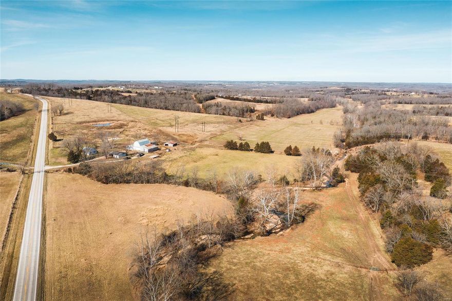 The R&R ranch is being offered as a rare opportunity to purchase a large working cattle farm in Osage County, located midway between Rich Fountain and Belle. This working cattle ranch consist of 322 +\- acres with nearly 200 acres of established pasture and hay ground. The Indiana creek meanders through 30 acres of fertile bottom fields and runs nearly the entire length of the property. The excellent cross fencing and metal corner bracing offers exceptional rotational grazing opportunities with several ponds and tire watering troughs located throughout. Most of the mature hardwood timber has been fenced off from grazing, good browse and under cover for the plentiful wildlife. The 2 bed, 1 bath farm house is ideal for a weekend getaway, hunting camp, or permanent residence with a little TLC. Outbuildings consist of a large 4000 sq ft lofted barn, equipment shed, and two smaller barns. Additional 41 acres across the road being offered as a separate tract. Rare find in Osage County.