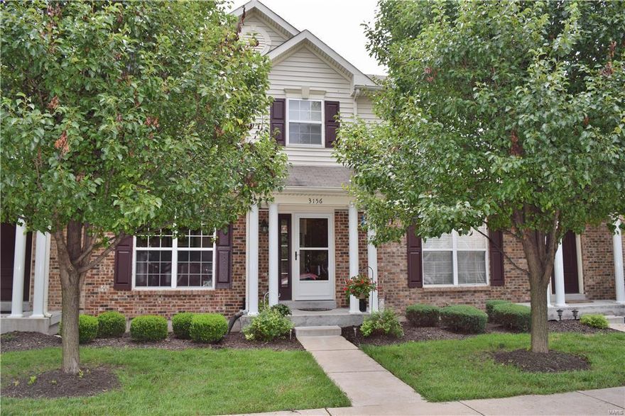 Move in Ready Town home offers a great floor plan with 2 bedrooms, 1.5 bathrooms and a one car garage with a basement. No yard work for you with this low monthly fee of $75 which takes care of Landscaping & Lawn maintenance. Nice upgrades of 42” cabinets and high grade Corian Solid Surface counter tops in the kitchen, gleaming hardwood floors in the living room, some updated lighting and great curb appeal! Private patio area for grilling and sitting outside to have your morning coffee! Upstairs has a loft area which would be a great reading nook or home office space. Both bedrooms are large and have walk in closets to give you nice storage space! This is still a great time to buy with low interest rates and rent prices  on the rise. Call today to schedule your private showing. Location: City