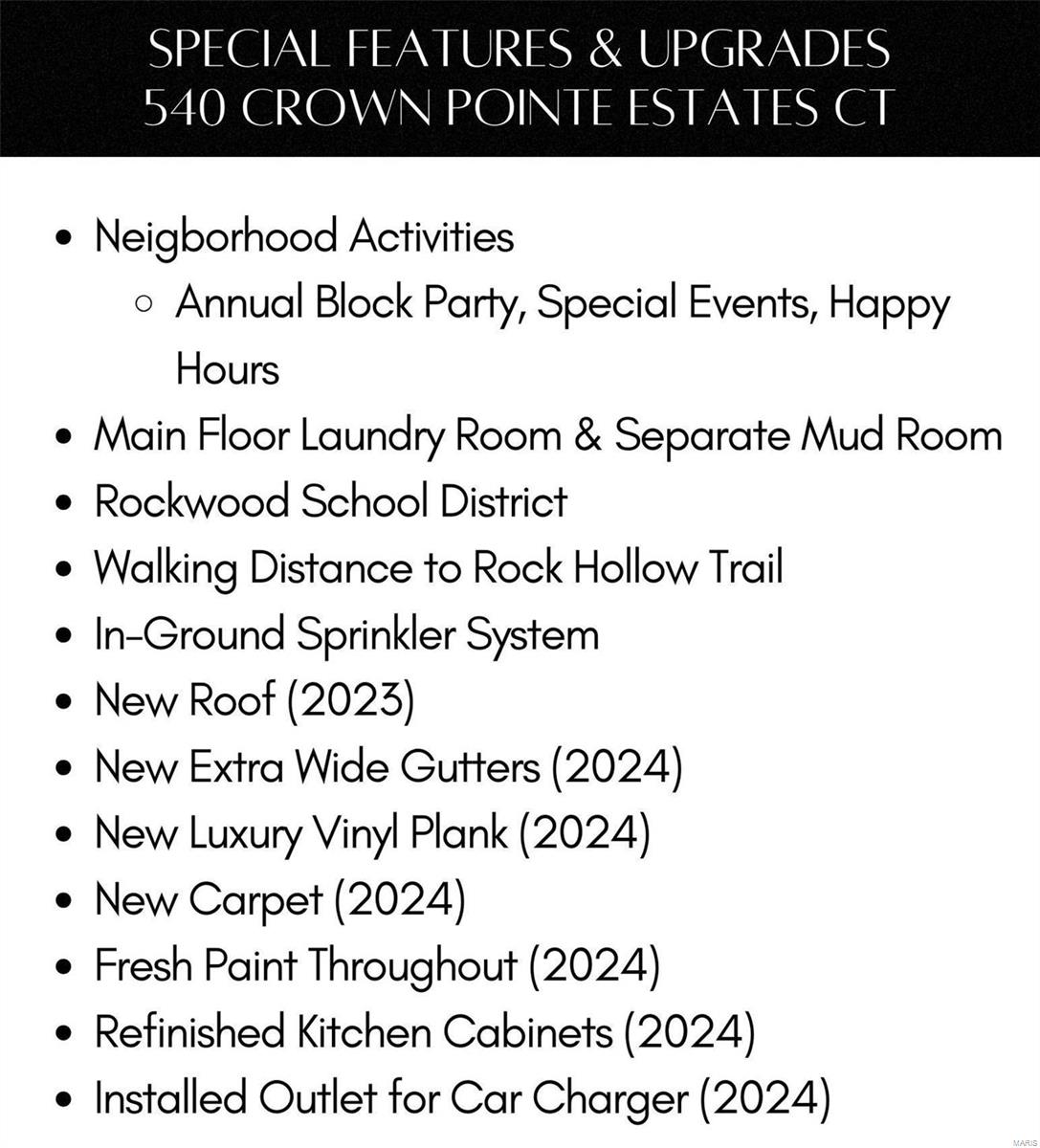 Wildwood, Missouri 63021, United States, 4 Bedrooms Bedrooms, ,3 BathroomsBathrooms,Residential,Pending,19596