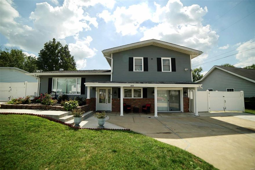 Updated 4 bedrooms and 2 baths split level home. Open floor plan. Updated kitchen & appliances with huge central island, perfect for cooking and entertaining. Newer laminated floor planks and ceramic tiles. Freshly painted. Fenced backyard, concrete patio. 2 driveways with plenty of parking space. Conveniently located in South County close to South County Shopping Mall. Ready to move-in