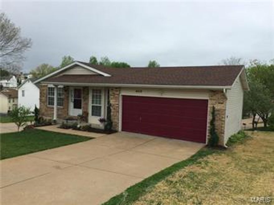 Extremely well maintained and perfect 3 bedroom, 2 full bathroom house located in the heart of Arnold MO. Its not only a corner lot, but also located in a cul-de-sac! This wonderful ranch has many great features including vaulted ceilings, bay windows, 12x12 ft deck off the kitchen location, finished walk out basement, large family room, sauna, full bathroom, and the list continues. A newly updated kitchen awaits you with newer appliances, new granite countertops, sink, faucet, and a backsplash. Both bathrooms have been also updated recently. Even the utility shed in the backyard stays with this sale. In 2006 after the storm the architectural shingle roof, all gutters, and siding on two sides of the house have been replaced. This property is located just minutes away from shopping, restaurants, and recreation facilities. All of this could be yours!