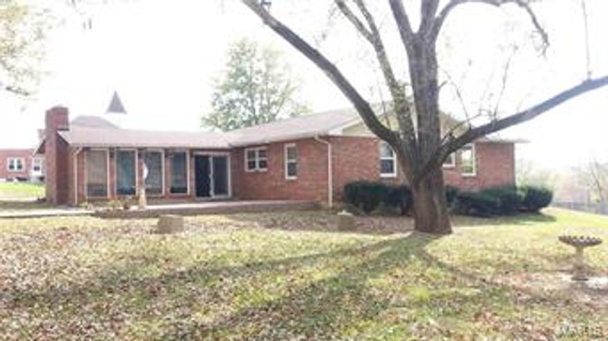 Full Brick home in Historic Marquand, Missouri.  This home has open floor plan and set up to entertain and relax.  Family room has a wood burning fireplace and lots of windows.  You can enjoy the patio while the kids play in the yard.  The corner lot is landscaped to be used for lots of fun.  There's room for your RV or Truck and the additional yard shed has room for mower and a great craft room too.  Don't forget the unfinished basement give you inside storage room for expansion.